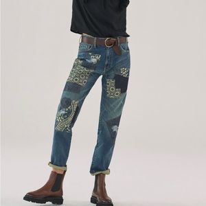 Anthropologie Patch Jeans